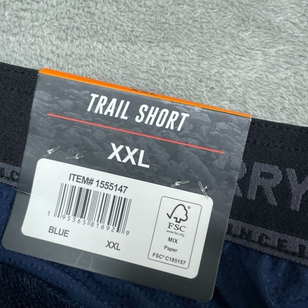 Gerry Mens Trail Shorts XX-Large Blue Athletic Fit Lightweight Stretch a1109 - Picture 5 of 8